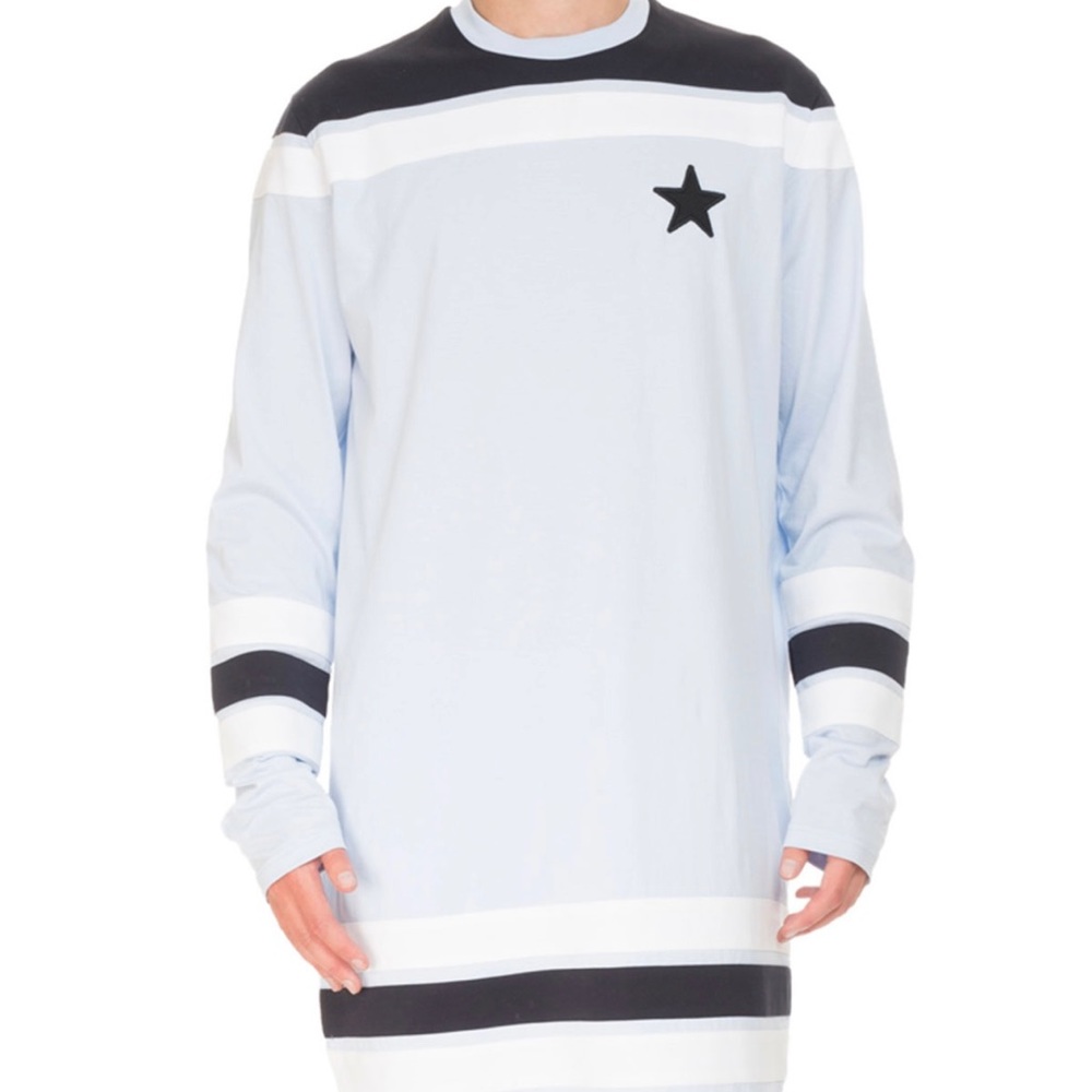 Givenchy Contrast-Detail Long-Sleeve T-Shirt
